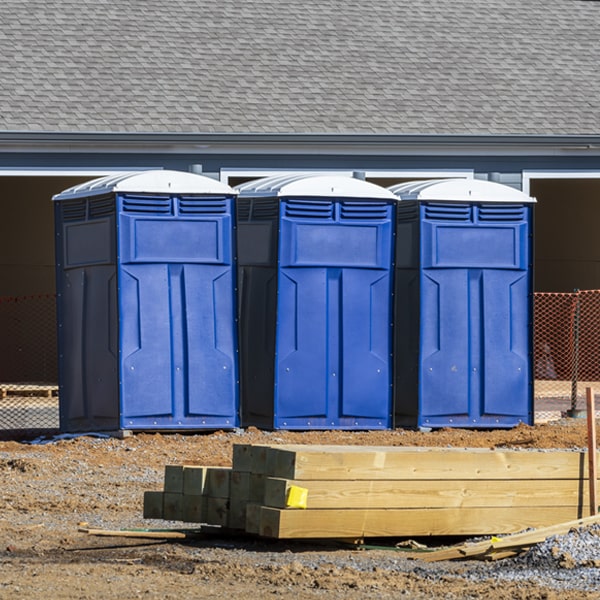 how do i determine the correct number of portable toilets necessary for my event in New Buffalo